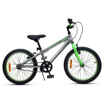 18 Inch Verve Ace Junior Bike Silver & Green