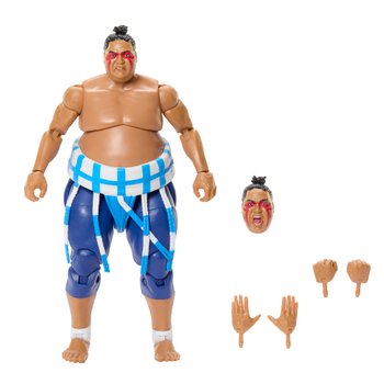 WWE Elite Collection X Street Fighter Action Figures Yokozuna as E. Honda