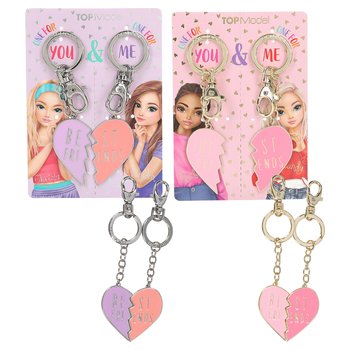 TOPModel Schlüsselanhänger Set Herz BFF sortiert