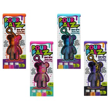 Pour Palz Paint Bear Mini DIY Keyring Series 2 Assortment