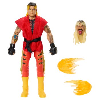 WWE Elite Collection X Street Fighter Action Figures 'Dirty' Dominik Mysterio as Ken