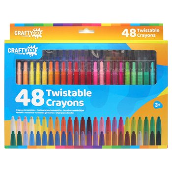 Crafty Co. Twisty Crayons 48 Piece
