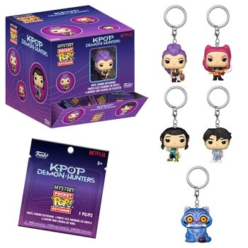 Funko POP! Netflix K-POP Demon Hunters Mystery Pocket Keychain Assortment