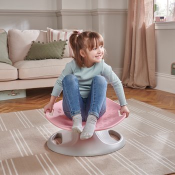 Play Factory Sensory Spinning Chair Pink