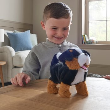 Ani Palz Interaktives Kuscheltier Jango der Berner Sennenhund 17 cm
