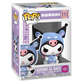 Funko POP! Figur 111 Kuromi Kuromi als Baku (Flocked)