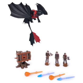 Dreamworks How To Train Your Dragon Playset Blazing Battles Toothless' Cannon Blast