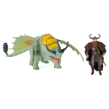 Dreamworks How to Train Your Dragon Action Figures Rumblehorn & Stoick 2 Pack