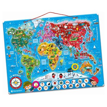 Clementoni - Puzzle Magnétique du Monde