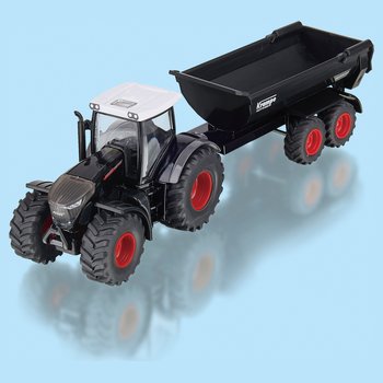 SIKU Farmer 2001 Fendt mit Krampe HP 20 Muldenkipper