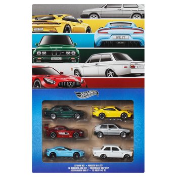 Hot Wheels Silver Series Euro Style Auto's 1:64 6-pack