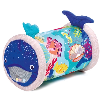 Ludi - Jouet d'Éveil Rouleau d'Activités Tissus Baleine
