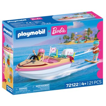 Playmobil - Barbie 72122 Bateau et Wakeboard