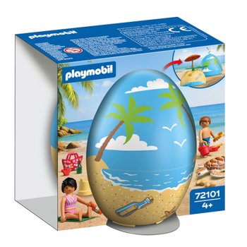 Playmobil - 72101 Oeuf 2-en-1 Vacances à la Plage