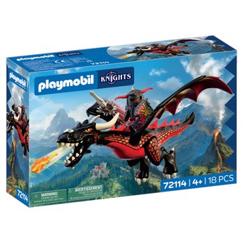 PLAYMOBIL Knights 72114 Schwarzer Drache