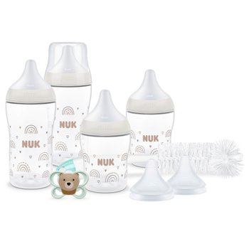 NUK Trinkflaschen Perfect Match Start Set Regenbogen