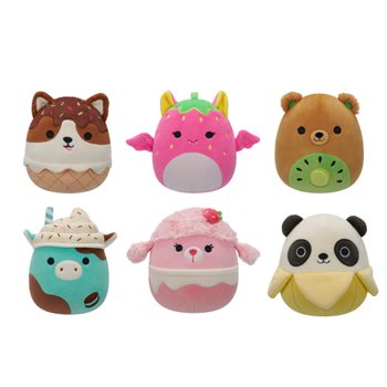 Original Squishmallows Mystery Squad Fusion Plush 12.5cm Blind Bag Assortment