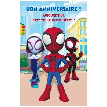 Spidey et ses Amis Extraordinaires - Carte d'Anniversaire