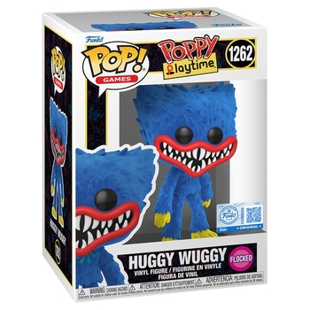 Funko POP! Games 1262: Poppy Playtime Huggy Wuggy (Flocked)