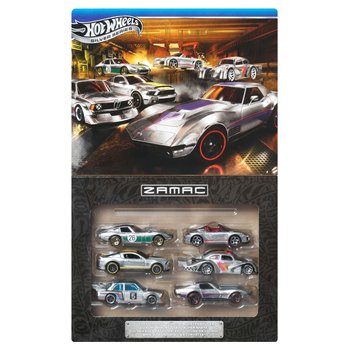Hot Wheels Silver Series Zamac Auto's 6-pack 1:64