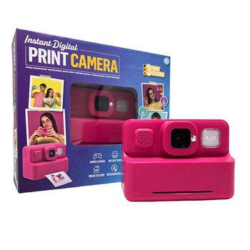 Kids Instant Digital Print Camera Pink
