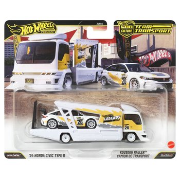 Hot Wheels Premium Team Transport 24 Honda Civic Type R & Kousoku Hauler 2er Set
