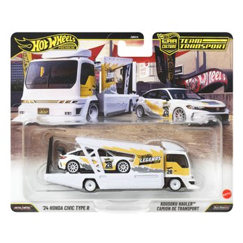 Hot Wheels - Team Transport 1/64 Véhicules Legends Tour 2026 Honda Civic Type R et Kousoku Hauler