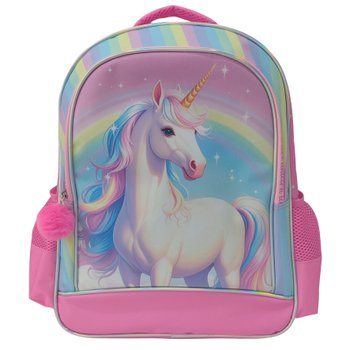 Schulrucksack mit Fronttasche Einhorn