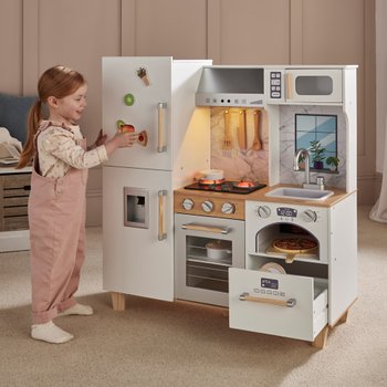 Kitchen Corner - Cuisine en Bois avec Four à Pizza