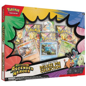 Pokémon Trading Card Game (TCG): Mega Evolution Ascended Heroes First Partners Pin Collection