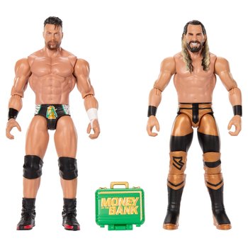 WWE Main Event Showdown Series 27 Action Figures 2 Pack LA Knight vs Seth Rollins