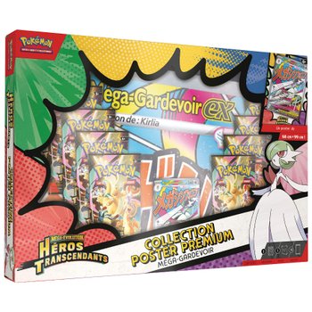 Pokémon - Coffret Poster Premium Méga-Évolution Héros Transcendants - Modèle Aléatoire