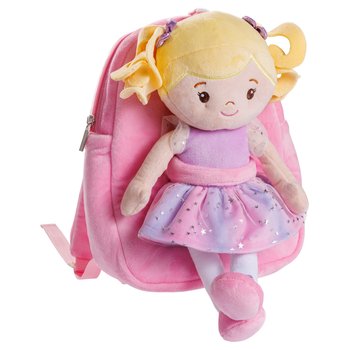 Ivy & Lily Plush Backpack and Rag Doll Pink
