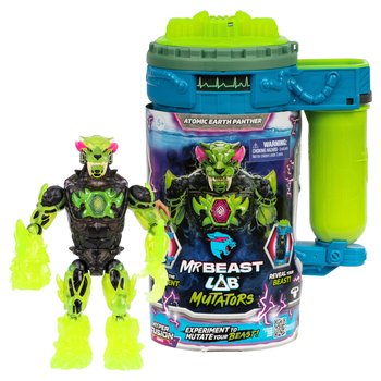 MrBeast Lab - Mutators Hyper Fusion Figurine Panthère Atomique Terrestre 13 cm