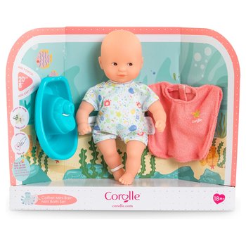 Corolle - Coffret Mini Bain avec Poupon 20 cm