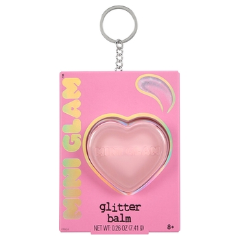 Mini Glam Glitter Heart Balm Keyring Assortment