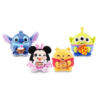 Snackles by ZURU Disney Plush 13cm 4 Pack