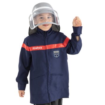 Déguisement Pompier Français avec Casque 5-8 ans