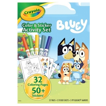 Crayola Bluey Colour and Sticker Activity Set