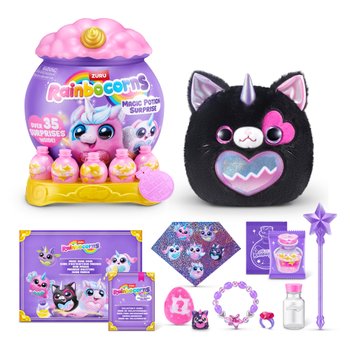 Rainbocorns by ZURU Magic Potion Surprise Plush Black Cat