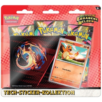 Pokémon Karten Tech-Sticker-Kollektion Mega-Entwicklung - Erhabene Helden sortiert
