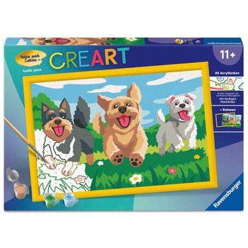 CreArt Malen nach Zahlen Pfotenfreunde