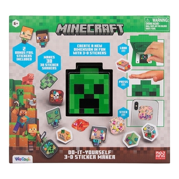 Minecraft Do-It-Yourself 3D Sticker Maker Set