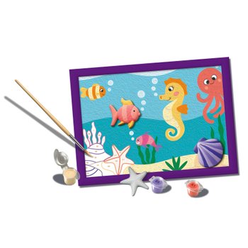 CreArt Malen nach Zahlen mit Gipsgießen sortiert