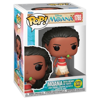 Funko POP! Figur 1765 Disney Vaiana Vaiana mit dem Herz von Te Fiti Glow-in-the-Dark