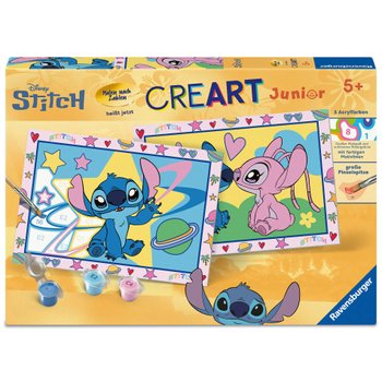 CreArt Malen nach Zahlen Junior Disney Stitch und Angel 2er Set