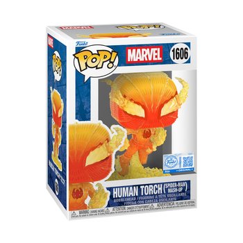 Funko POP! Bobble-Head Figur 1606 Marvel Spider-Man Human Torch (Spider-Man Mash-Up)