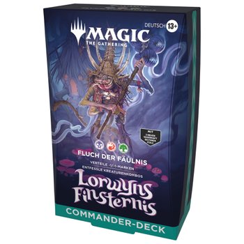 Magic the Gathering Sammelkarten Lorwyns Finsternis Commander Deck Fluch Der Fäulnis