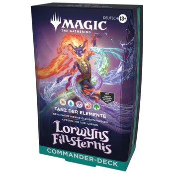 Magic the Gathering Karten Lorwyns Finsternis Commander Deck Tanz der Elemente
