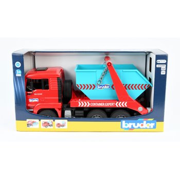 BRUDER 02741 MAN TGA LKW mit Absetzcontainer